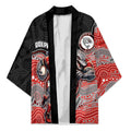 Custom Dolphins Kimono Fish Mascot With Aboriginal Indigenous