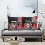 Custom Dolphins Pillow Cover Fish Mascot With Aboriginal Indigenous