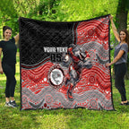 Custom Dolphins Quilt Fish Mascot With Aboriginal Indigenous