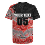 Custom Dolphins Rugby Jersey Fish Mascot With Aboriginal Indigenous