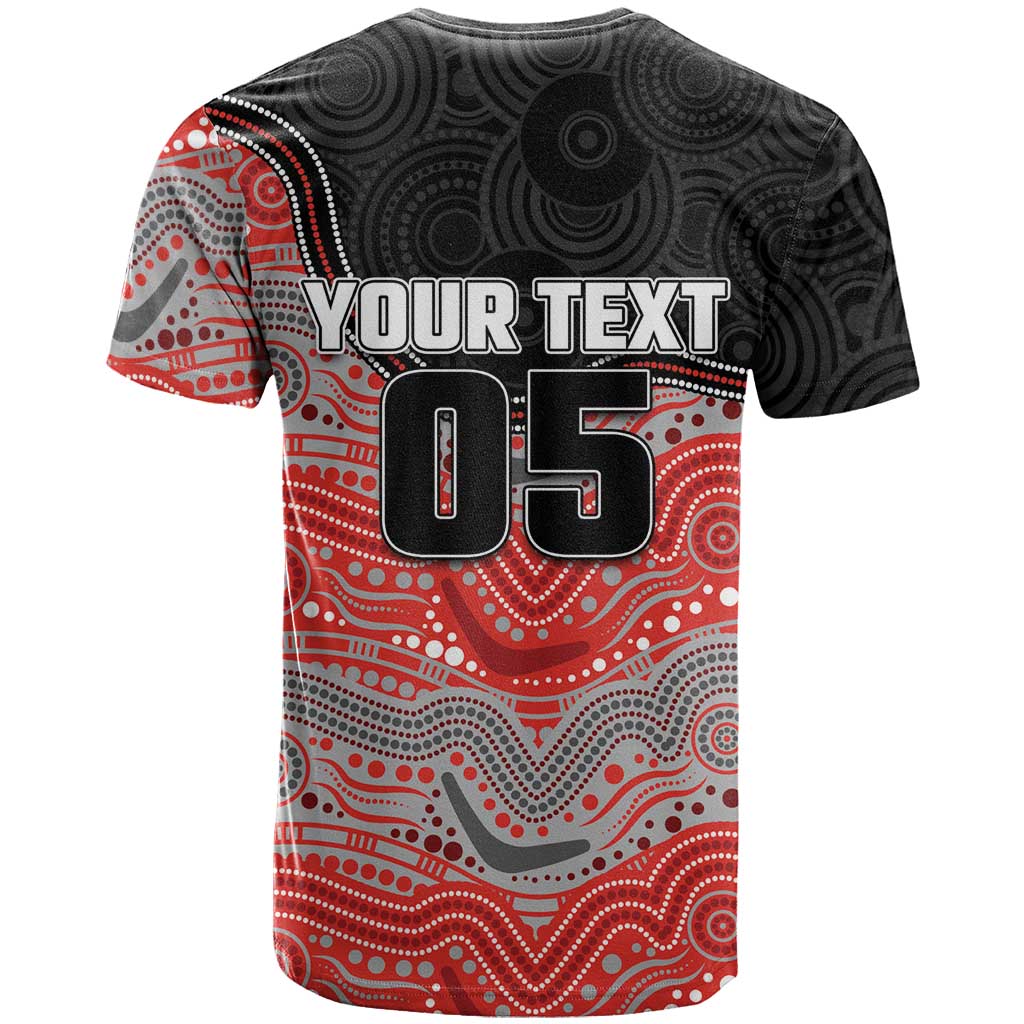 Custom Dolphins T Shirt Fish Mascot With Aboriginal Indigenous