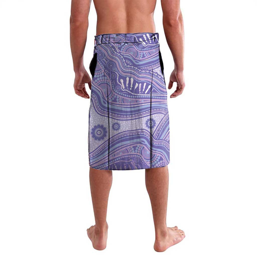 Epilepsy Awareness Lavalava Purple Ribbon Butterfly And Brain Aboriginal Art