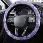 Epilepsy Awareness Steering Wheel Cover Purple Ribbon Butterfly And Brain Aboriginal Art