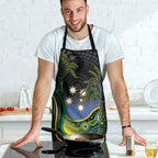 Australian South Sea Islanders National Recognition Day Apron Southern Cross Aboriginal Dot Art Sugarcane