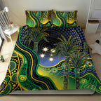 Australian South Sea Islander National Recognition Day Bedding Set Southern Cross Aboriginal Dot Art Sugarcane