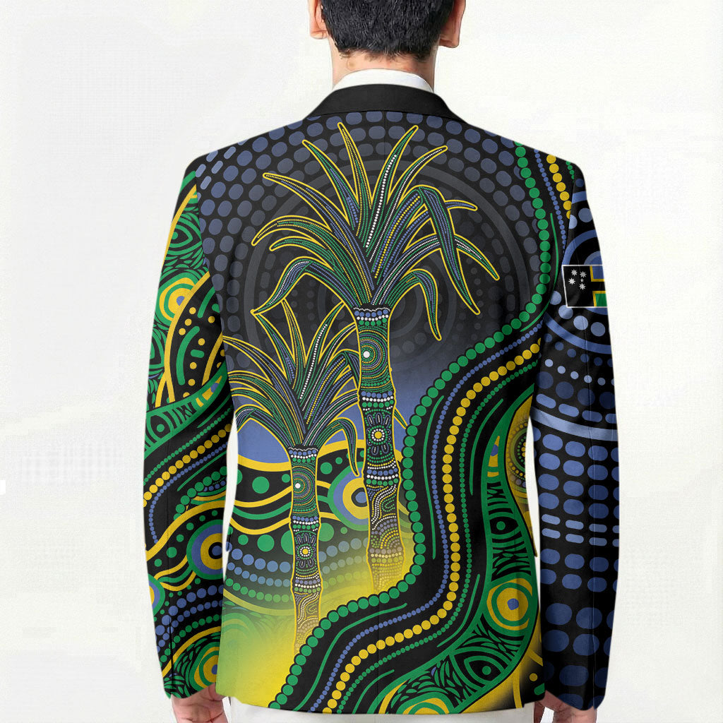 Australian South Sea Islander National Recognition Day Blazer Southern Cross Aboriginal Dot Art Sugarcane