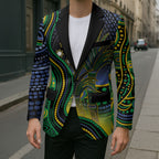 Australian South Sea Islander National Recognition Day Blazer Southern Cross Aboriginal Dot Art Sugarcane
