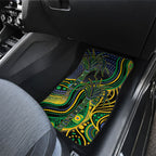 Australian South Sea Islander National Recognition Day Car Mats Southern Cross Aboriginal Dot Art Sugarcane