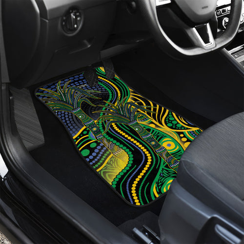 Australian South Sea Islanders National Recognition Day Car Mats Southern Cross Aboriginal Dot Art Sugarcane