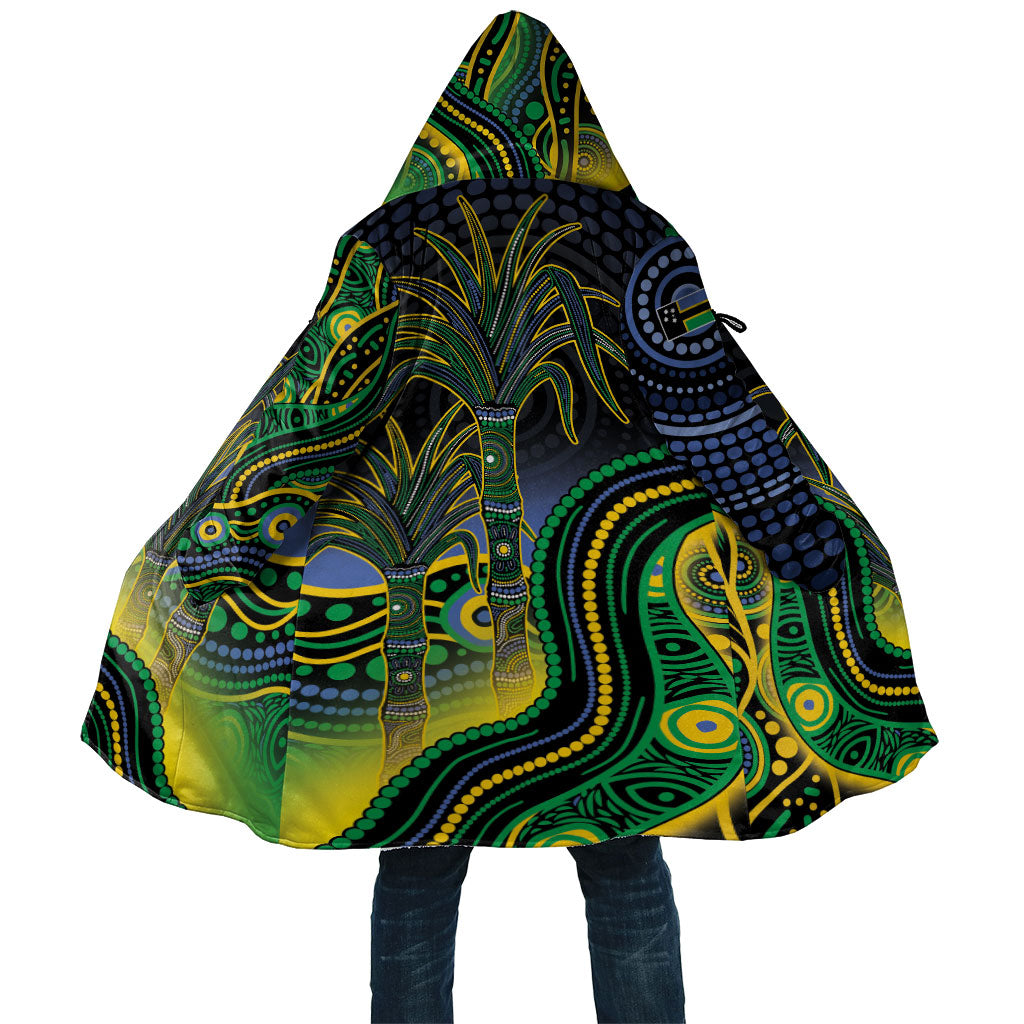 Australian South Sea Islanders National Recognition Day Cloak Southern Cross Aboriginal Dot Art Sugarcane