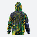 Australian South Sea Islanders National Recognition Day Hoodie Southern Cross Aboriginal Dot Art Sugarcane