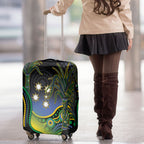 Australian South Sea Islanders National Recognition Day Luggage Cover Southern Cross Aboriginal Dot Art Sugarcane