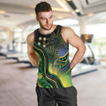 Australian South Sea Islander National Recognition Day Men Tank Top Southern Cross Aboriginal Dot Art Sugarcane