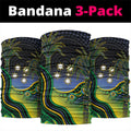 Australian South Sea Islanders National Recognition Day Neck Gaiter Southern Cross Aboriginal Dot Art Sugarcane