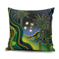 Australian South Sea Islander National Recognition Day Pillow Cover Southern Cross Aboriginal Dot Art Sugarcane
