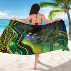 Australian South Sea Islander National Recognition Day Sarong Southern Cross Aboriginal Dot Art Sugarcane