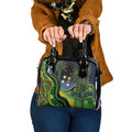 Australian South Sea Islander National Recognition Day Shoulder Handbag Southern Cross Aboriginal Dot Art Sugarcane