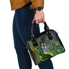 Australian South Sea Islander National Recognition Day Shoulder Handbag Southern Cross Aboriginal Dot Art Sugarcane