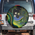 Australian South Sea Islander National Recognition Day Spare Tire Cover Southern Cross Aboriginal Dot Art Sugarcane