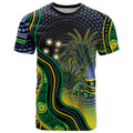 Australian South Sea Islanders National Recognition Day T Shirt Southern Cross Aboriginal Dot Art Sugarcane