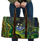 Australian South Sea Islanders National Recognition Day Travel Bag Southern Cross Aboriginal Dot Art Sugarcane
