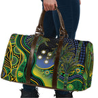 Australian South Sea Islanders National Recognition Day Travel Bag Southern Cross Aboriginal Dot Art Sugarcane