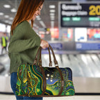 Australian South Sea Islanders National Recognition Day Travel Bag Southern Cross Aboriginal Dot Art Sugarcane