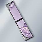 Epilepsy Awareness Alphabet Auto Sun Shade Purple Ribbon Butterfly Cute Style