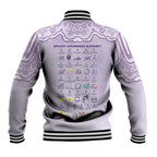 Personalised Epilepsy Awareness Alphabet Baseball Jacket Purple Ribbon Butterfly Cute Style