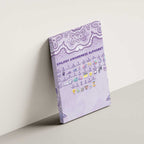 Epilepsy Awareness Alphabet Canvas Wall Art Purple Ribbon Butterfly Cute Style
