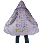Personalised Epilepsy Awareness Alphabet Cloak Purple Ribbon Butterfly Cute Style