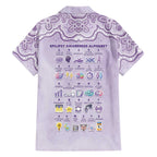 Personalised Epilepsy Awareness Alphabet Family Matching Mermaid Dress and Hawaiian Shirt Purple Ribbon Butterfly Cute Style