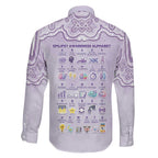 Personalised Epilepsy Awareness Alphabet Family Matching Off Shoulder Short Dress and Hawaiian Shirt Purple Ribbon Butterfly Cute Style