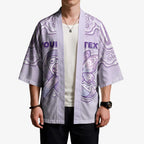 Personalised Epilepsy Awareness Alphabet Kimono Purple Ribbon Butterfly Cute Style