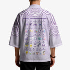 Personalised Epilepsy Awareness Alphabet Kimono Purple Ribbon Butterfly Cute Style