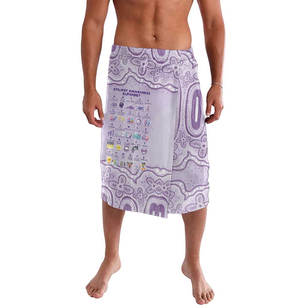 Epilepsy Awareness Alphabet Lavalava Purple Ribbon Butterfly Cute Style