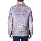 Personalised Epilepsy Awareness Alphabet Padded Jacket Purple Ribbon Butterfly Cute Style