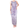 Personalised Epilepsy Awareness Alphabet Tank Maxi Dress Purple Ribbon Butterfly Cute Style