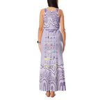 Personalised Epilepsy Awareness Alphabet Tank Maxi Dress Purple Ribbon Butterfly Cute Style