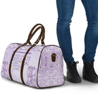 Epilepsy Awareness Alphabet Travel Bag Purple Ribbon Butterfly Cute Style