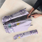 Epilepsy Awareness Alphabet Umbrella Purple Ribbon Butterfly Cute Style
