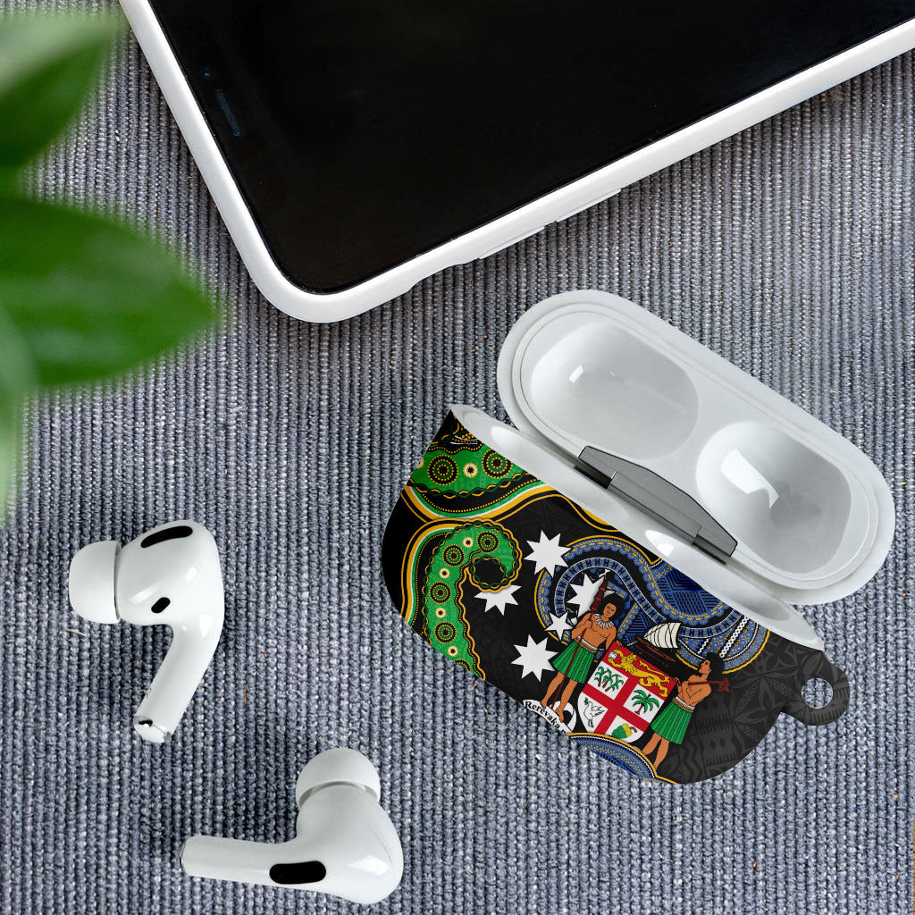 South Sea Islanders And Fiji AirPods Case Fijian Coat Of Arms And Southern Cross