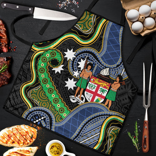 South Sea Islanders And Fiji Apron Fijian Coat Of Arms And Southern Cross
