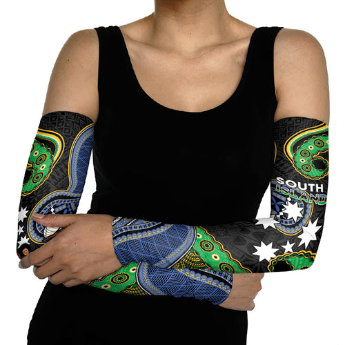 South Sea Islanders And Fiji Arm Sleeves Fijian Coat Of Arms And Southern Cross