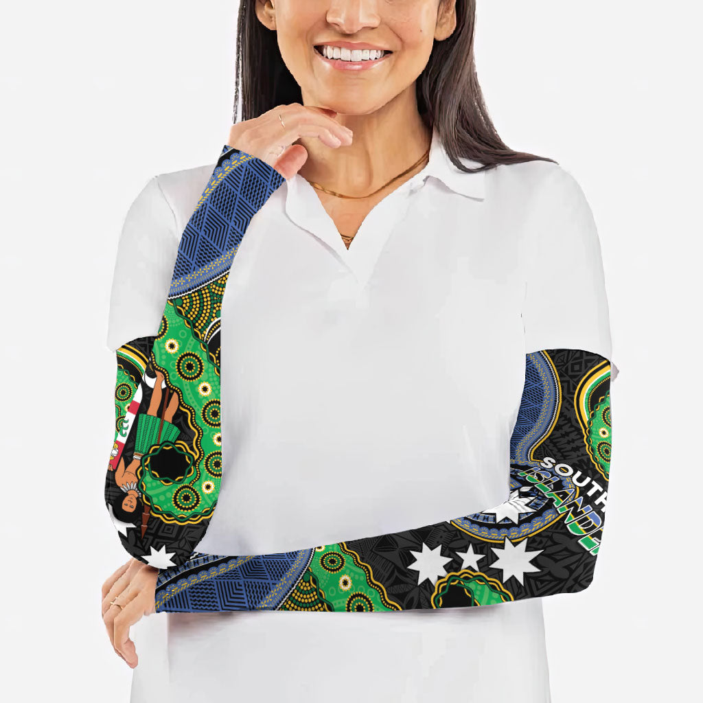 South Sea Islanders And Fiji Arm Sleeves Fijian Coat Of Arms And Southern Cross