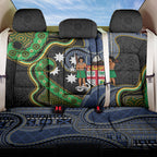 South Sea Islanders And Fiji Back Car Seat Cover Fijian Coat Of Arms And Southern Cross