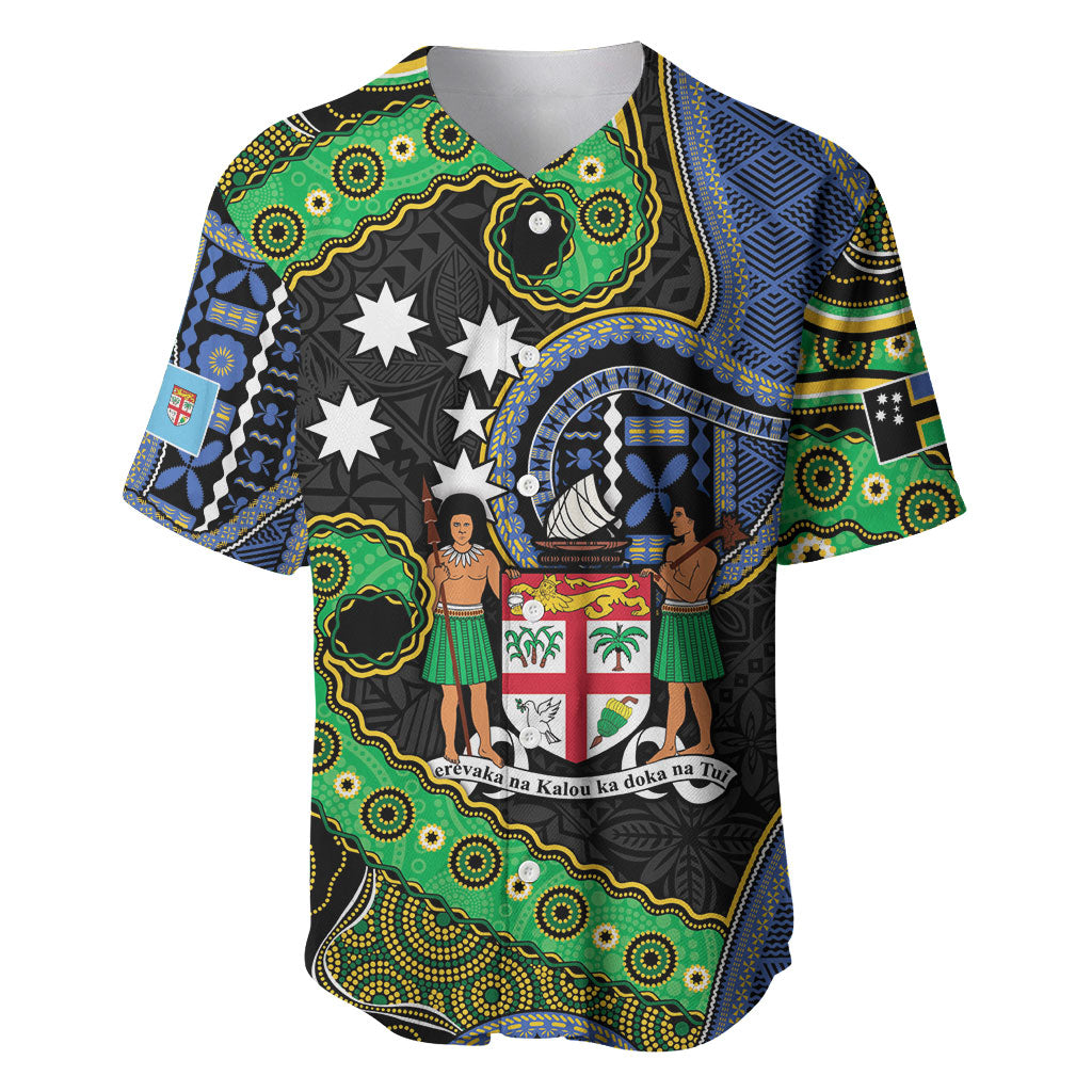 South Sea Islanders And Fiji Baseball Jersey Fijian Coat Of Arms And Southern Cross