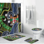 South Sea Islanders And Fiji Bathroom Set Fijian Coat Of Arms And Southern Cross