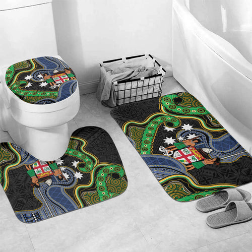 South Sea Islanders And Fiji Bathroom Set Fijian Coat Of Arms And Southern Cross