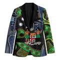 South Sea Islanders And Fiji Blazer Fijian Coat Of Arms And Southern Cross